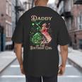 Daddy Of The Birthday Girl Pink And Green Family Matching Big And Tall Men's T-Shirt Back Print