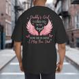 Daddy Girl I Used To Be His Angel Now He Is Mine Big And Tall Men's T-Shirt Back Print
