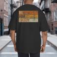 Daddy Lover Valentine Quote He Him Daddy Big And Tall Men's T-Shirt Back Print