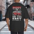 Daddy Of Mr Two Fast Two Fast 2 Curious 2nd Birthday Big And Tall Men's T-Shirt Back Print