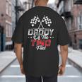 Daddy Of The Two Fast Second Birthday Racing Car Family Big And Tall Men's T-Shirt Back Print Daddy Of The Two Fast Second Birthday Racing Car Family Big And Tall Men's T-Shirt Back Print