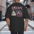 Daddy In a Winter Onederland Birthday Girl Christmas Tree Big And Tall Men's T-Shirt Back Print