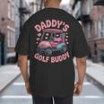 Daddy's Golf Buddy Cute Family Golfer Sport Fan Tee Matching Big And Tall Men's T-Shirt Back Print