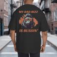 Dad's Birthday Father's Day Dad RIzz Is Bussin' Big And Tall Men's T-Shirt Back Print Dad's Birthday Father's Day Dad RIzz Is Bussin' Big And Tall Men's T-Shirt Back Print