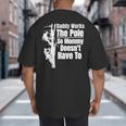 Dads Electrical Lineman Gear Husband & Lineman Wife Big And Tall Men's T-Shirt Back Print