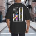 My Dad's Fight Is My Fight Bladder Cancer Awareness Big And Tall Men's T-Shirt Back Print