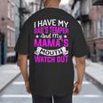 I Have My Dad's Temper & My Mama's Mouth Daughter Kids Big And Tall Men's T-Shirt Back Print