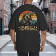 Dadzilla-Father Of The Monsters Dad Father's Day Big And Tall Men's T-Shirt Back Print