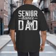 Dance Senior Dad Of A Senior Dancer Father 2026 Big And Tall Men's T-Shirt Back Print