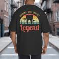 Dentist Dental Surgeon Dentistry Husband Dad Oral Hygiene Big And Tall Men's T-Shirt Back Print