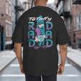 Disney Goofy Totally Rad Dad Father’s Day Surfing Distressed Big And Tall Men's T-Shirt Back Print