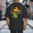 Disney The Lion King Dad Is King Mufasa & Simba Father's Day Big And Tall Men's T-Shirt Back Print