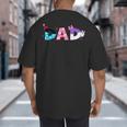 Disney Minnie Mouse And Daisy Duck Dad Father's Day Birthday Big And Tall Men's T-Shirt Back Print