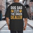 Dog Dad The Man The Myth The Snack Dealer Big And Tall Men's T-Shirt Back Print