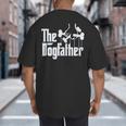 The Dogfather Dog Dad Dog Lover Big And Tall Men's T-Shirt Back Print