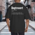Dogtrovert Dog Lover Dog Owner Dog Dad Big And Tall Men's T-Shirt Back Print Dogtrovert Dog Lover Dog Owner Dog Dad Big And Tall Men's T-Shirt Back Print