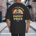 Don't Make Me Use My Daddy Voice Gay Bear Pride Big And Tall Men's T-Shirt Back Print