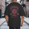 Dungeons & Dragons The Best Dungeon Master Dad Die Logo Big And Tall Men's T-Shirt Back Print