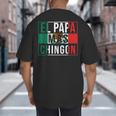 El Papa Mas Chingon Best Mexican Dad Big And Tall Men's T-Shirt Back Print