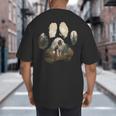 English Springer Spaniel Mountain Paw Dog Mom Dad Big And Tall Men's T-Shirt Back Print