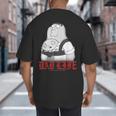 Family Guy Peter Stewie Dad Life Distressed Big Chest Logo Big And Tall Men's T-Shirt Back Print
