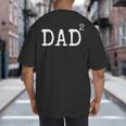 Father Of 2 Kids Dad Squared Dad To The Second Power Big And Tall Men's T-Shirt Back Print Father Of 2 Kids Dad Squared Dad To The Second Power Big And Tall Men's T-Shirt Back Print