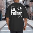 The Father New Daddy Expecting Baby T-Shirt Big And Tall Men's T-Shirt Back Print