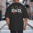 Father's Day Dad Astronaut Space Birthday Planets Daddy Big And Tall Men's T-Shirt Back Print