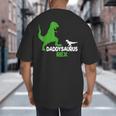 Father's Day Idea Daddysaurus Rex T-Shirt Big And Tall Men's T-Shirt Back Print Father's Day Idea Daddysaurus Rex T-Shirt Big And Tall Men's T-Shirt Back Print
