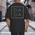 Father's Day For New Dad Him Papa Grandpa Dada Big And Tall Men's T-Shirt Back Print