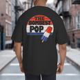 Fathers Day Shirt Cool Dad Bombest Pop Retro 80s Dad Big And Tall Men's T-Shirt Back Print Fathers Day Shirt Cool Dad Bombest Pop Retro 80s Dad Big And Tall Men's T-Shirt Back Print