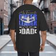 My Favorite Cheerleader Calls Me Dad Cheer Dad Fathers Day Big And Tall Men's T-Shirt Back Print