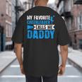My Favorite Cheerleader Calls Me Daddy Cheer Dad Fathers Day Big And Tall Men's T-Shirt Back Print