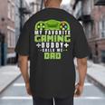 My Favorite Gaming Buddy Calls Me Dad For Dad From Sons Big And Tall Men's T-Shirt Back Print