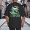 My Favorite Soccer Player Calls Me Stepdad Father's Day Men Big And Tall Men's T-Shirt Back Print