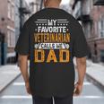 My Favorite Veterinarian Calls Me Dad Fathers Day Big And Tall Men's T-Shirt Back Print