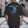 Fishing Keepin IT Reel Marlin Sport Fishermen Men Dad Big And Tall Men's T-Shirt Back Print