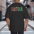 Football Dada 1st Birthday Big And Tall Men's T-Shirt Back Print