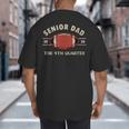 Football Senior Dad 2026 The 4th Quarter Big And Tall Men's T-Shirt Back Print