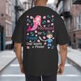 Gender Reveal Party Shirt Mermaid Or Pirate Dad Wants Pirate Big And Tall Men's T-Shirt Back Print