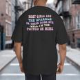 Most Girls Are The Sparkle In Their Dad's Eye Well Quote Big And Tall Men's T-Shirt Back Print