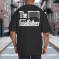 The Goalfather Dad Soccer Goalkeeper Goalie Coach Footballer Big And Tall Men's T-Shirt Back Print