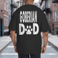 Goberian DAD Dog Owner Men Women Big And Tall Men's T-Shirt Back Print