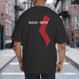 God Of Boy Dad Video Game Tshirt Father's Day Edition Big And Tall Men's T-Shirt Back Print