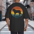 Golden Mountain Vintage Retro Mum Dad Dog Men Women Kids Big And Tall Men's T-Shirt Back Print