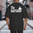 Golffather Father Dad Golfer Golfing Golf Club Putter Big And Tall Men's T-Shirt Back Print