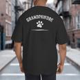 Grandpawdre Dog Dad Shirt Grandpa Cat Dad Father's Day Men Big And Tall Men's T-Shirt Back Print Grandpawdre Dog Dad Shirt Grandpa Cat Dad Father's Day Men Big And Tall Men's T-Shirt Back Print