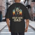Great Dane Dad Vintage Big And Tall Men's T-Shirt Back Print