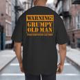 Grumpy Old Man Tee Shirt For Grandfathers Dads Father's Day Big And Tall Men's T-Shirt Back Print Grumpy Old Man Tee Shirt For Grandfathers Dads Father's Day Big And Tall Men's T-Shirt Back Print