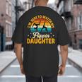 Gymnastics Mom Dad I'm Here To Watch My Flippin' Daughter Big And Tall Men's T-Shirt Back Print